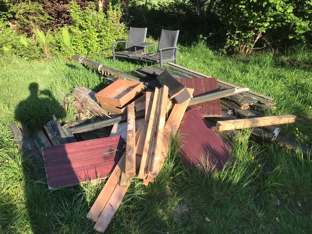 Gratis stapel brandhout, Tuin en Terras, Palen, Balken en Planken, Ophalen of Verzenden, Gebruikt, Minder dan 180 cm, Palen