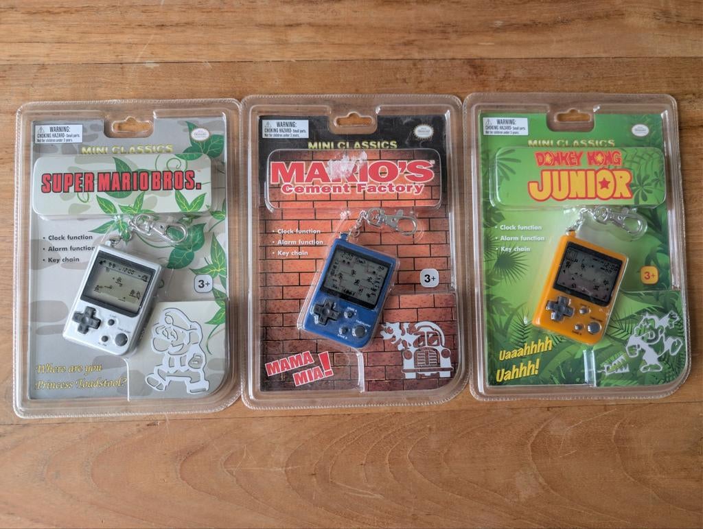 3 Nintendo Mini Classics, 1 speler, Ophalen of Verzenden, Nieuw, Vanaf 3 jaar
