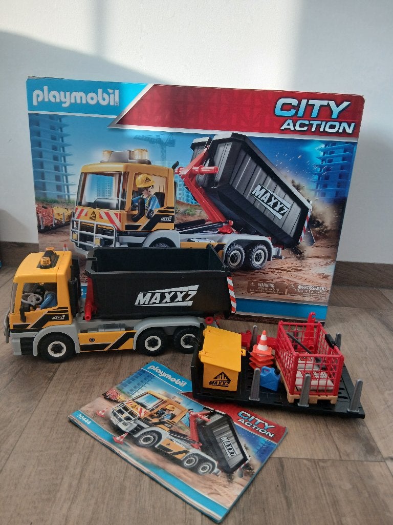 Playmobil vrachtauto, Complete set, Voertuig, Ophalen of Verzenden, Zo goed als nieuw
