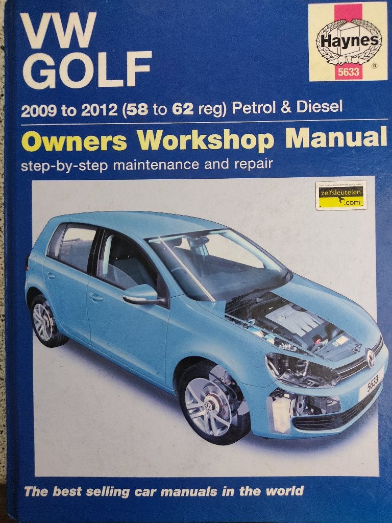 Haynes werkplaatshandboek VW Golf 6 bouwjaar  2009-2011, Ophalen of Verzenden