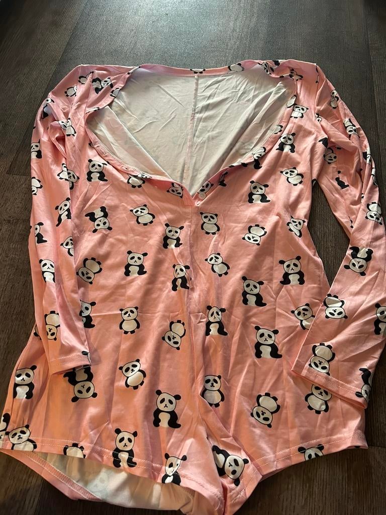 Panda pyjama roze, maat M, Ophalen of Verzenden, Nieuw, Maat 38/40 (M)