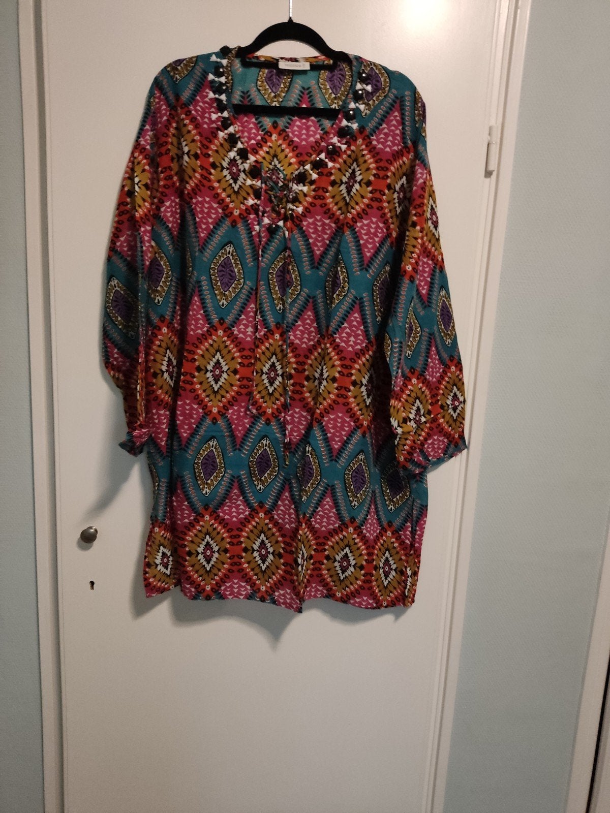 Yessica tuniek/blouse ibiza stijl 50/52, Kleding | Dames, Grote Maten, Yessica, Ophalen of Verzenden, Zo goed als nieuw, Blouse of Tuniek