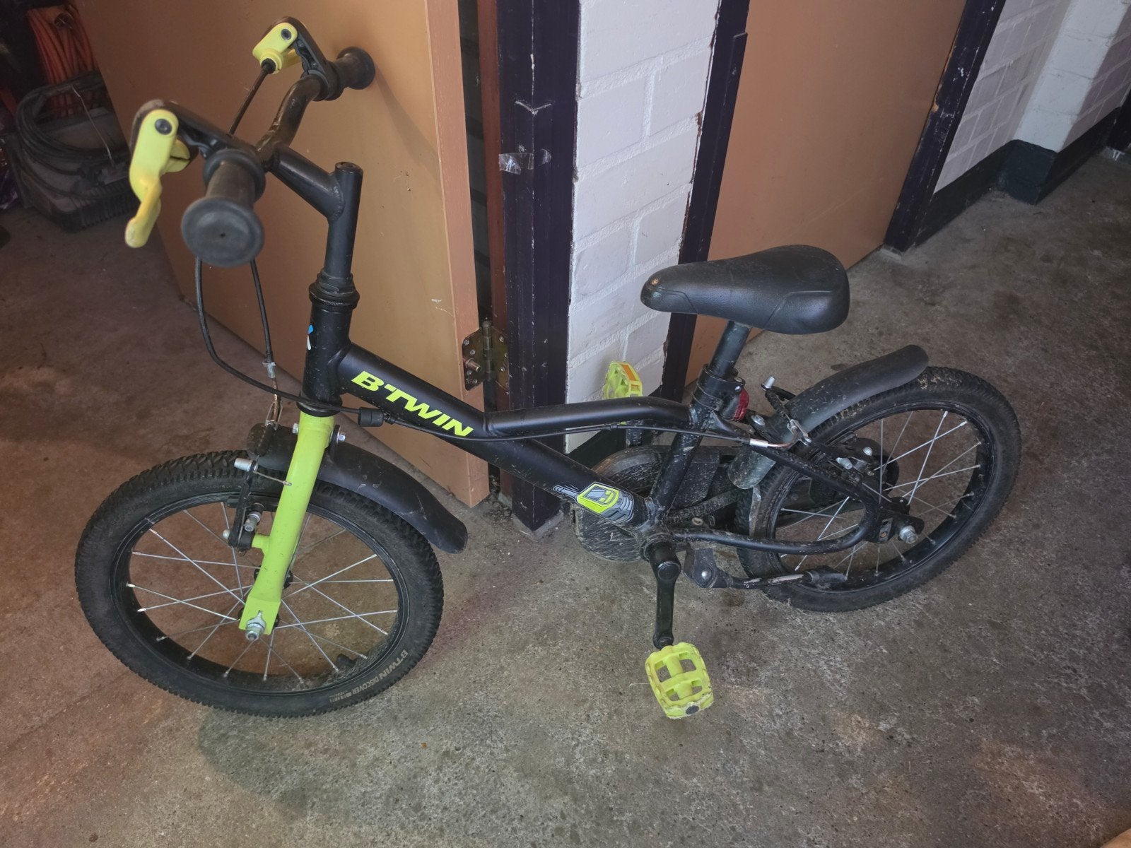 jongens fiets 16 inch, Ophalen of Verzenden, Gebruikt, Staal, 16 tot 20 inch