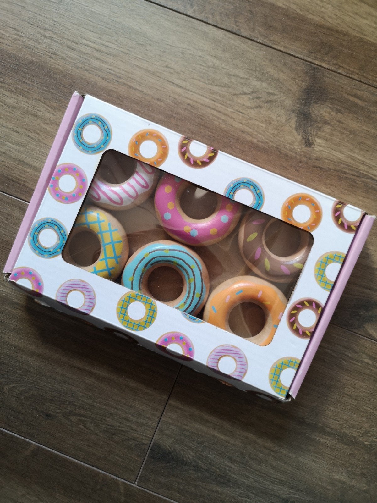 houten donuts speelkeuken, Ophalen, Gebruikt, Hout, Speelkeuken-accessoire