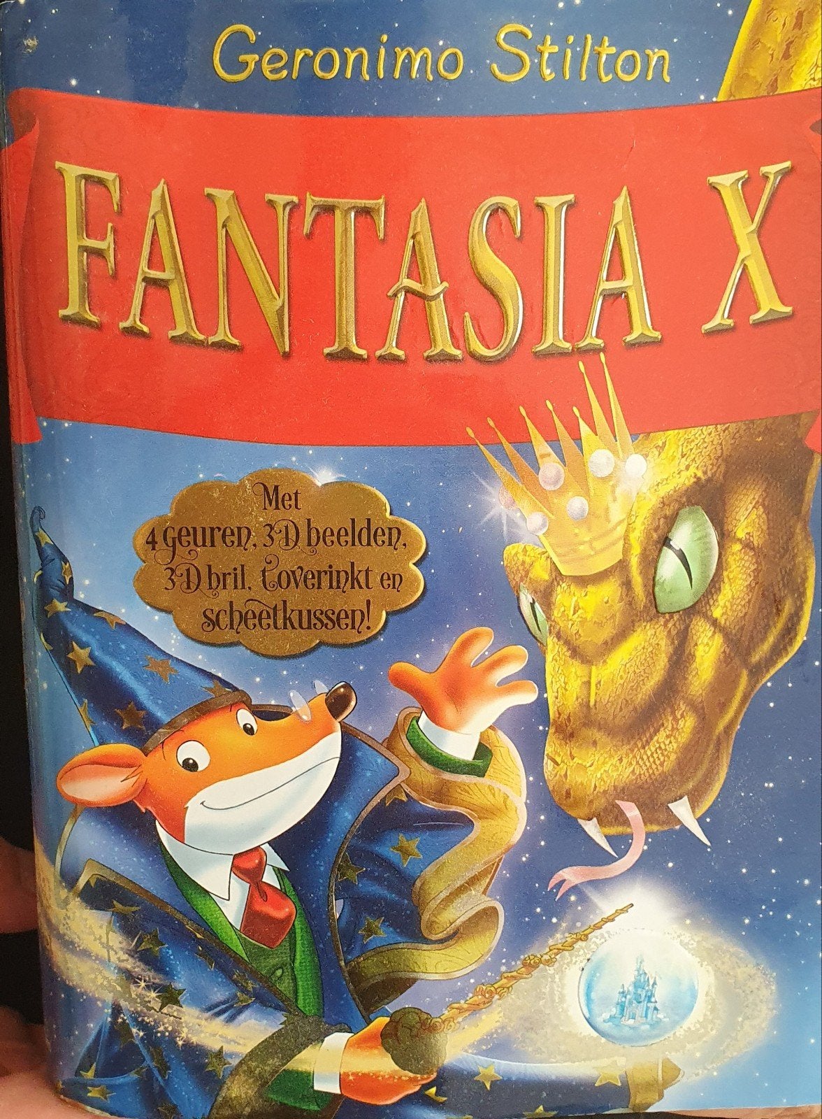 Geronimo Stilton Fantasia X - Met 4 geuren en 3D bril, Boeken, Ophalen of Verzenden, Zo goed als nieuw