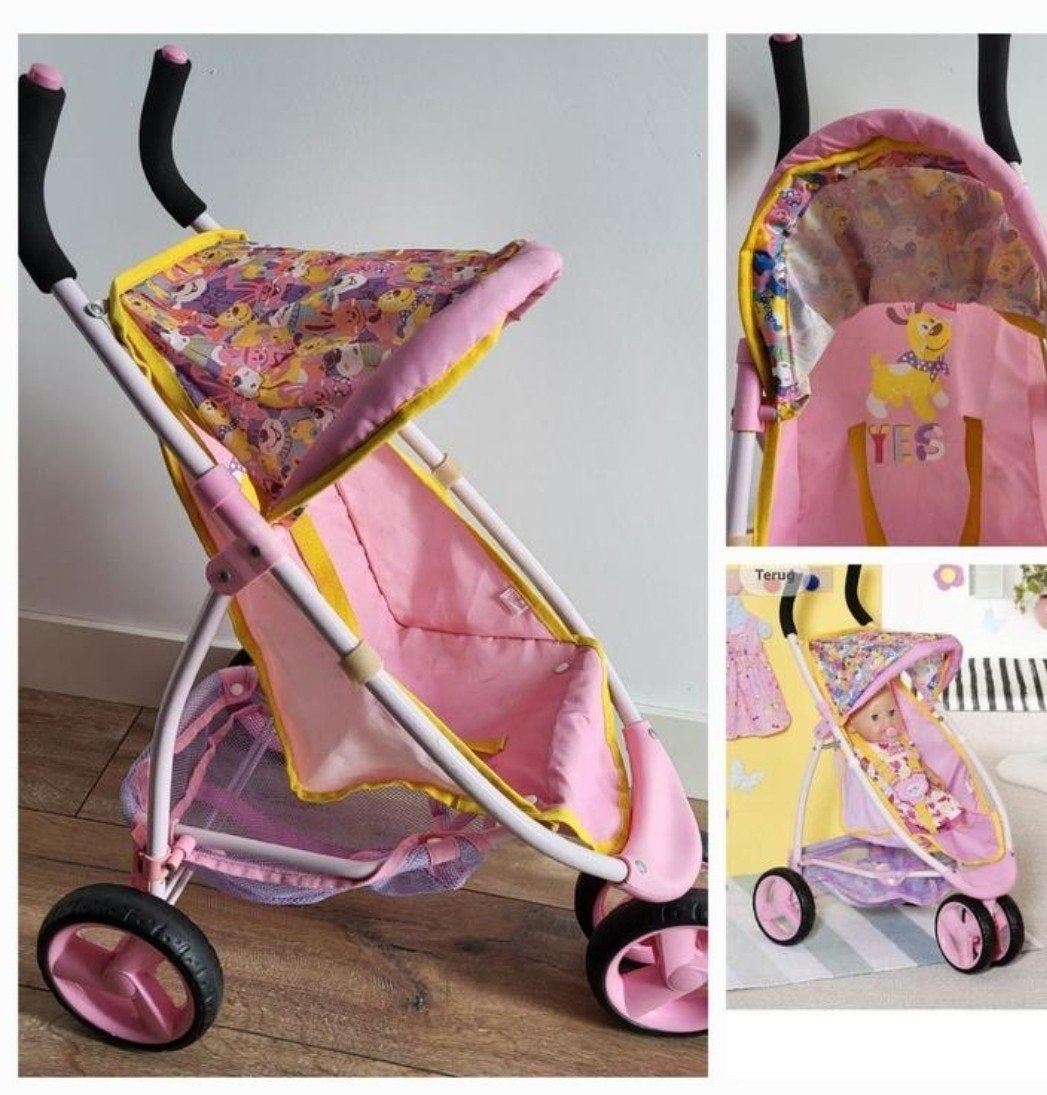 Baby Born Deluxe compact Jogger Poppenwagen Buggy Babyborn., Ophalen, Zo goed als nieuw, Babypop