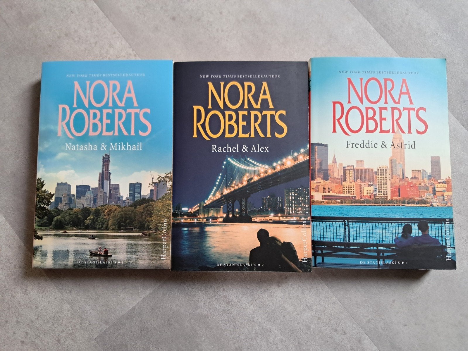 3X Nora Roberts.  De Stanilaski's, Ophalen of Verzenden, Gelezen, Nora Roberts