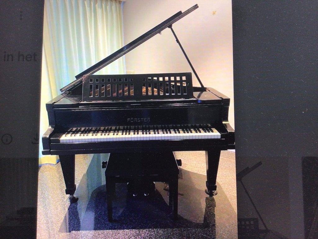 Piano / kleinere vleugel, Ophalen, Gebruikt, Zwart, Vleugel