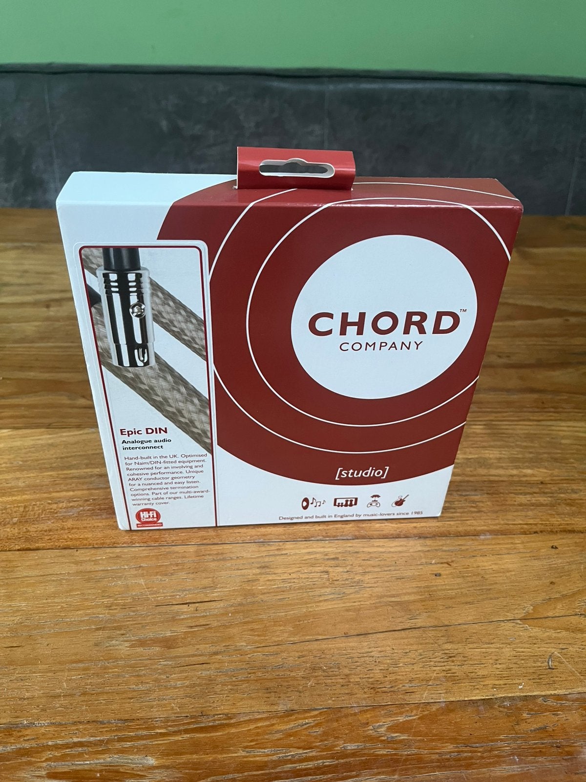 Chord Epic DIN kabel – 5-pins SNAIC (240 graden) voor Naim, Ophalen of Verzenden, Gebruikt, Minder dan 2 meter, Overige kabels