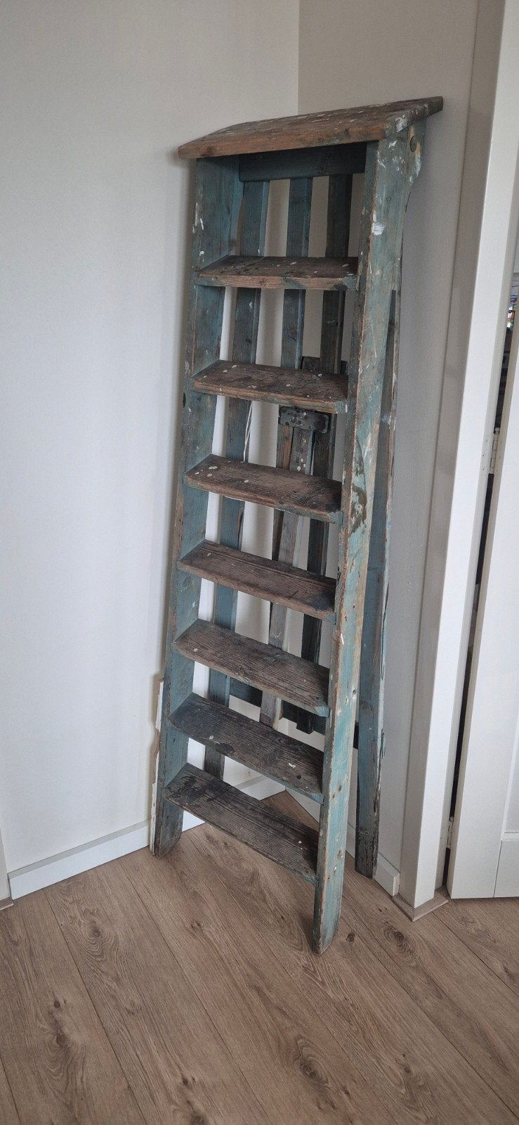 Vintage houten schilderstrap - decoratief en uniek, Ophalen