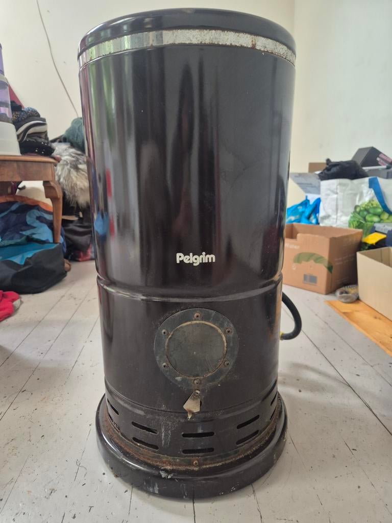 Vintage Pilgrim bambino 46 brown gas heater, Ophalen of Verzenden, Gebruikt, Gas, Gaskachel