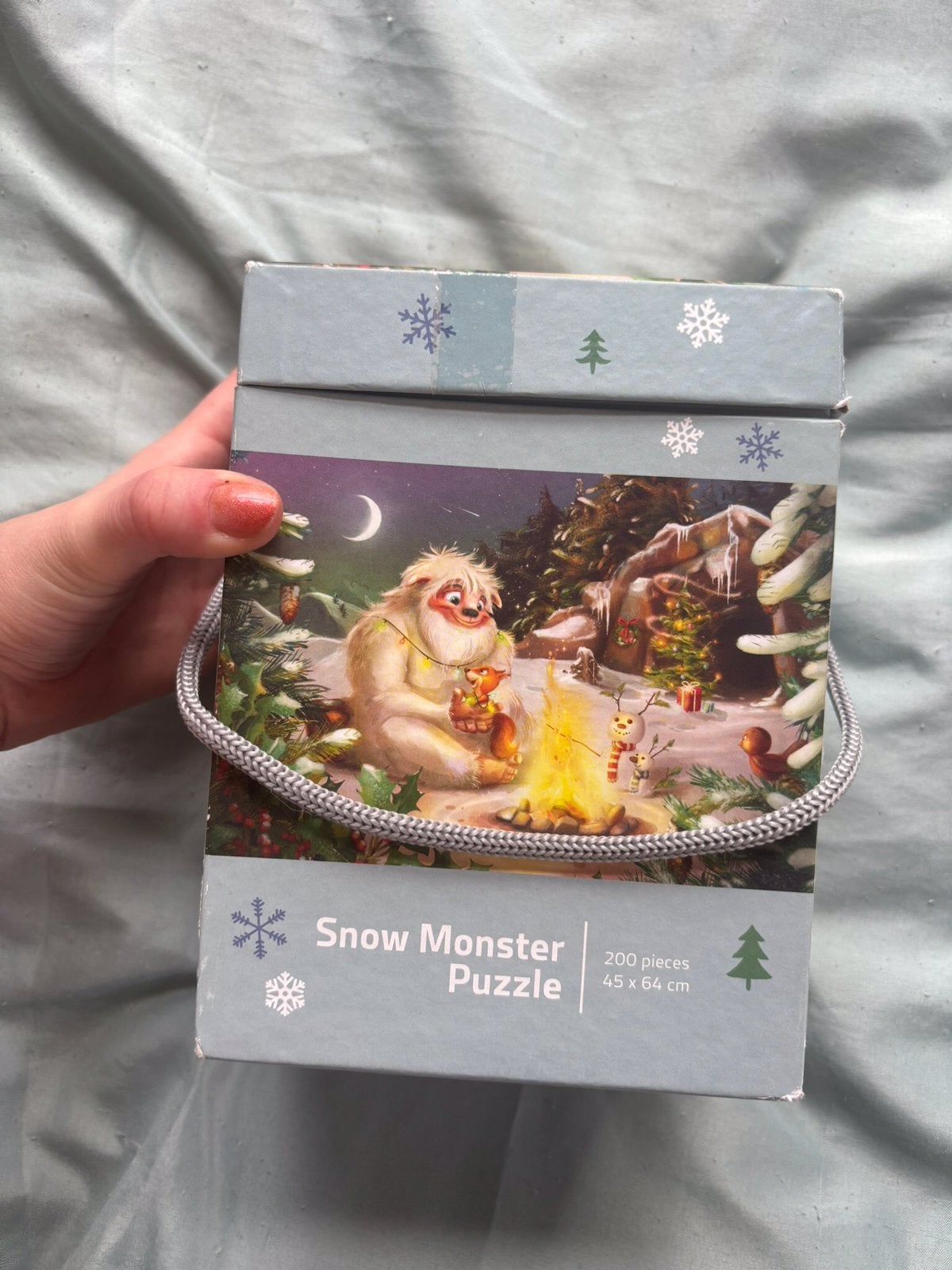 Puzzel sneeuwmonster 200 stukjes, Ophalen of Verzenden, Meer dan 50 stukjes, Gebruikt, 2 tot 4 jaar