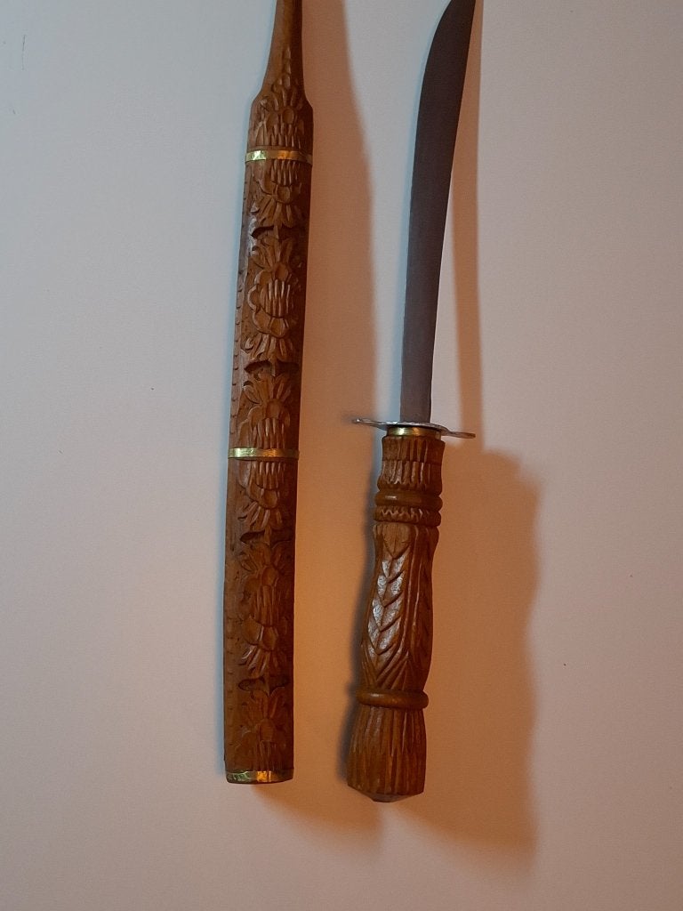 Thaise Dha (Daab) mes, Ophalen of Verzenden, Overige soorten, Azië, Mes of Dolk