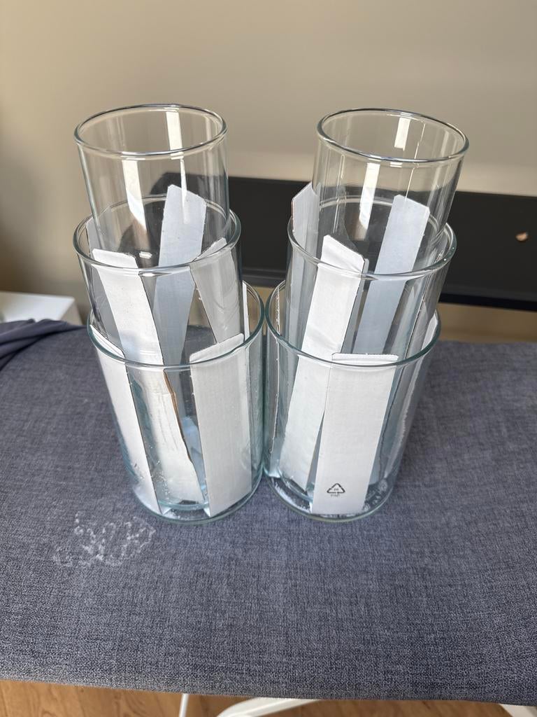 15 sets van 3 windlichten, Ophalen, Zo goed als nieuw, Overige materialen, Kandelaar