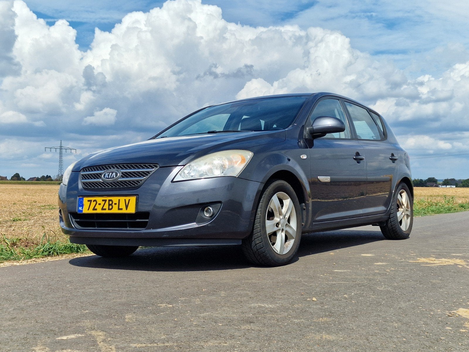 Kia (Pro) Ceed 1.6, 2007 Grijs metallic, Auto's, 1591 cc, 4 cilinders, 1200 kg, Grijs