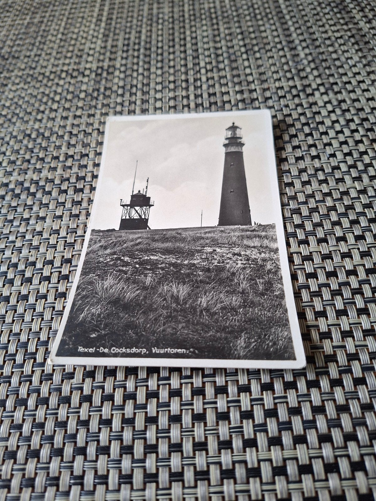 Texel - De Cocksdorp, Vuurtoren, Verzamelen, Ophalen of Verzenden, 1940 tot 1960, Ongelopen, Waddeneilanden