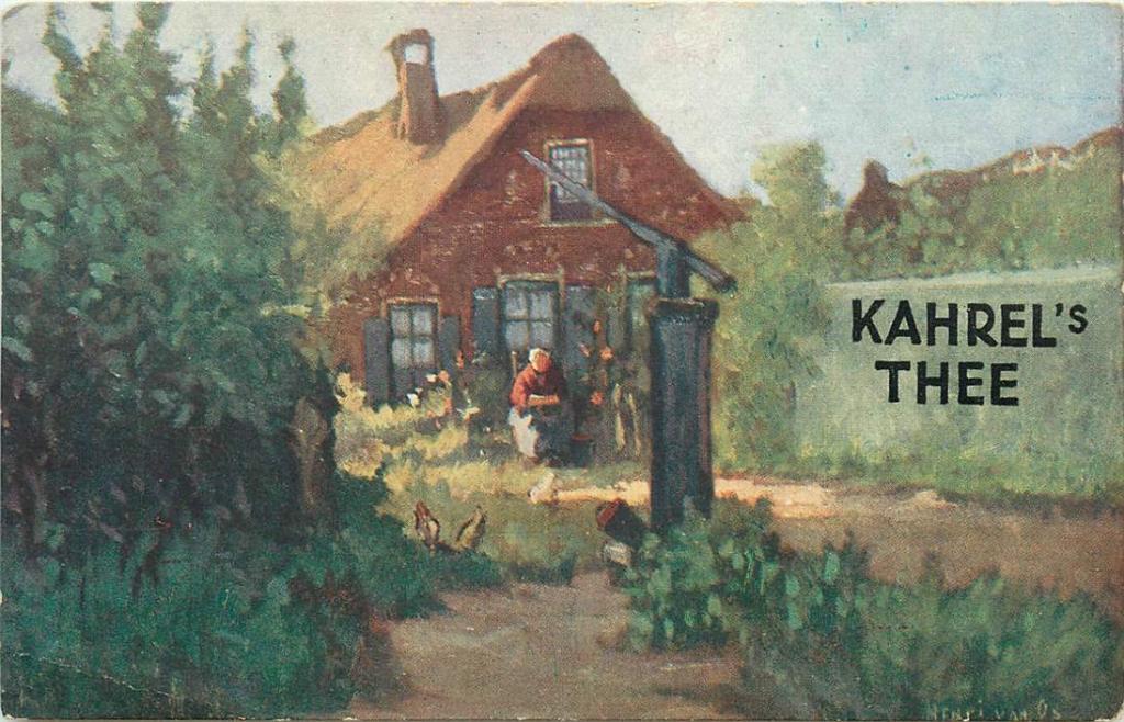 381-185-051 Kahrel's Thee, Verzamelen, Verzenden, Voor 1920, Overige thema's