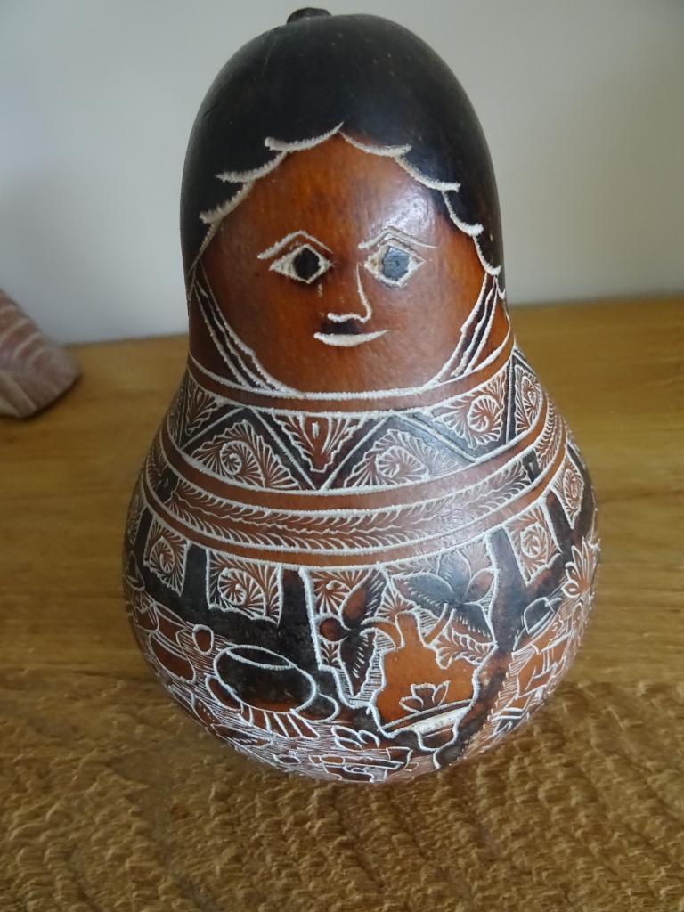 Peru: shaman rattle, percussion instrument, rammelaar, Antiek en Kunst, Kunst | Niet-Westerse kunst, Verzenden