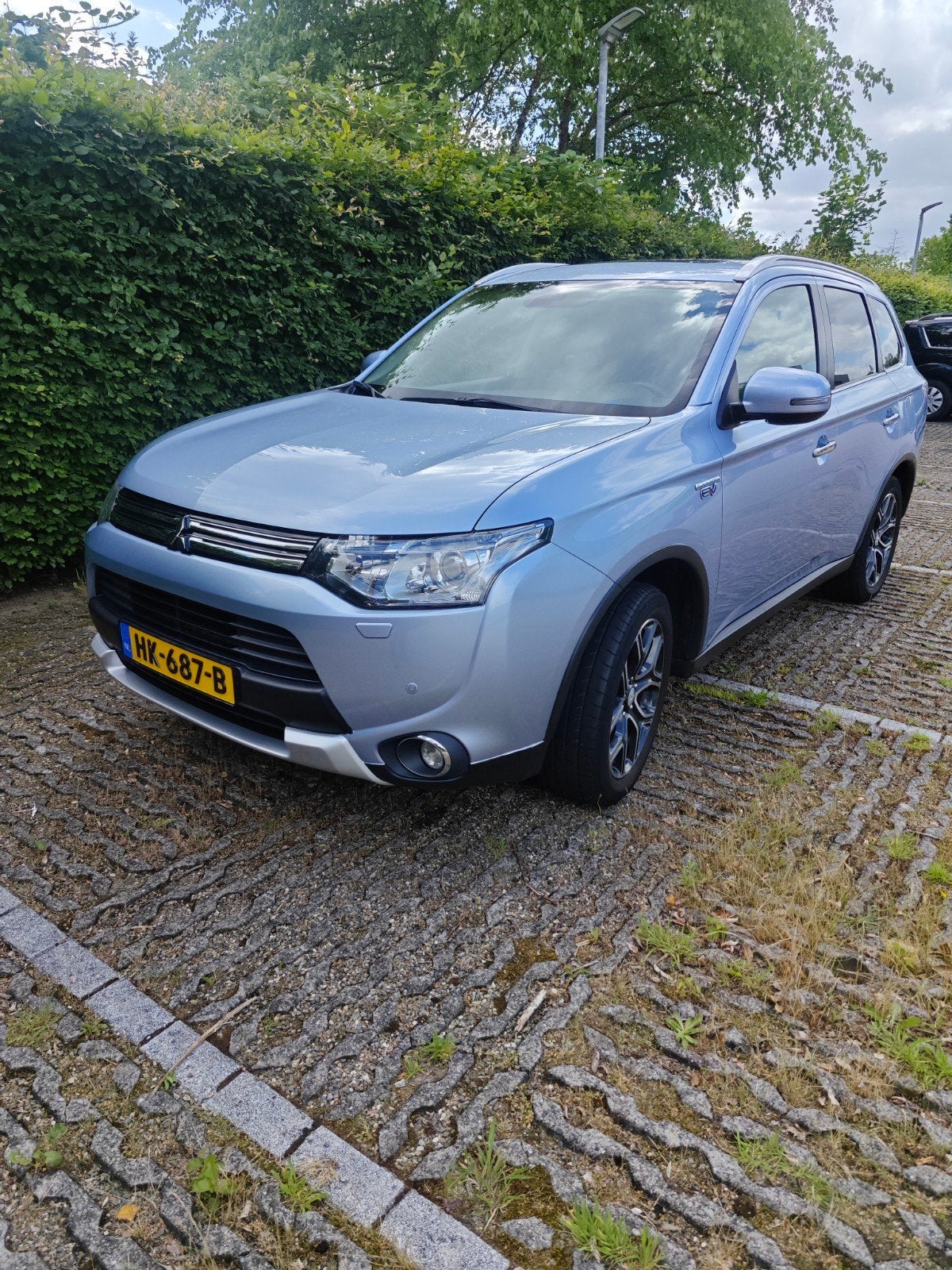 Mitsubishi Outlander 2.0 Phev 4WD CVT 5P 2015 Blauw, Auto's, Automaat, 1998 cc, Outlander, Zwart