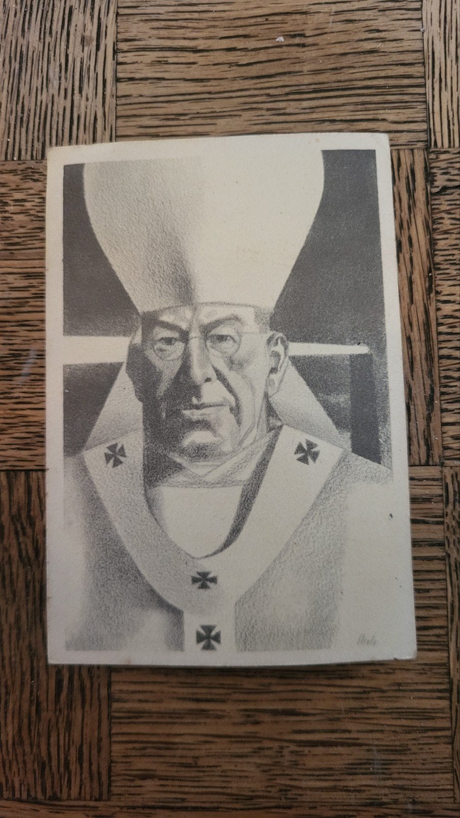 Bidprentje Kardinaal de Jong - Anton van Duinkerken, Ophalen of Verzenden, Bidprentje