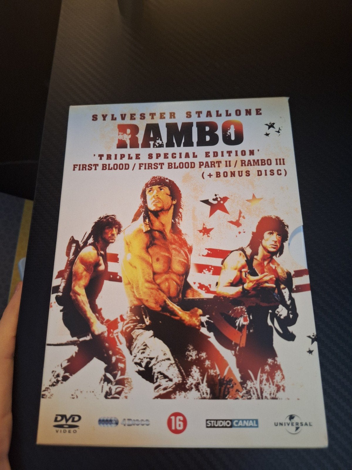 Rambo Triple Special Edition DVD Boxset (4 discs), Vanaf 16 jaar, Nederlands, Actiethriller, Ophalen of Verzenden