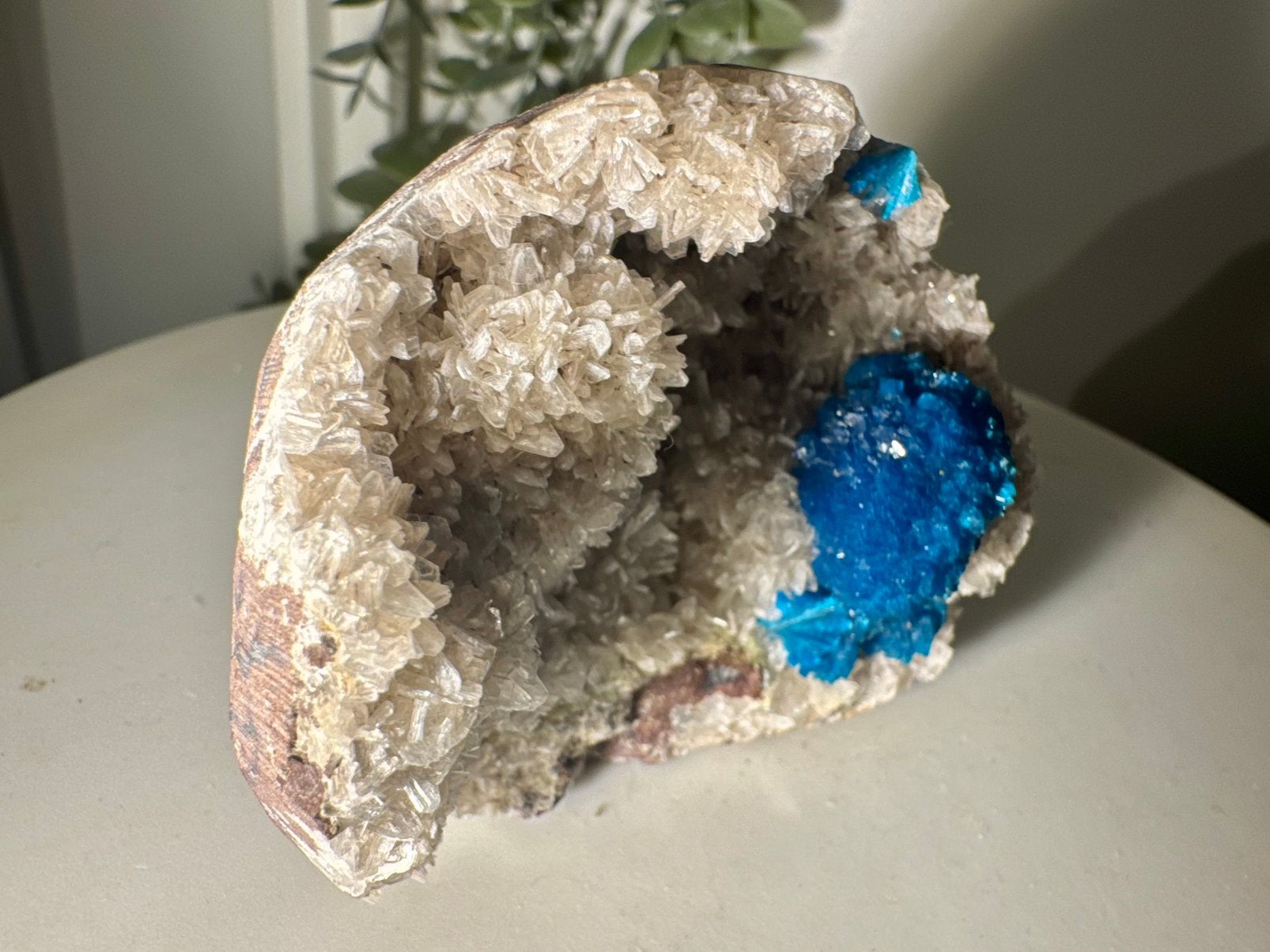 Cavansiet op druzy stilbiet, Ophalen of Verzenden