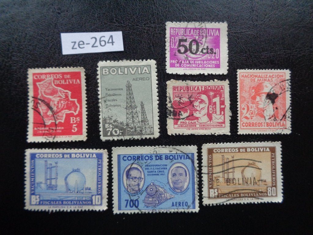 bolivia - diverse (ze-264), Ophalen of Verzenden, Gestempeld, Zuid-Amerika
