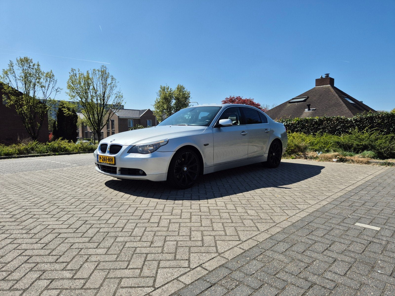 BMW 530D 2005 E60 incl. 3set velgen!, Achterwielaandrijving, Zwart, 2993 cc, 2000 kg