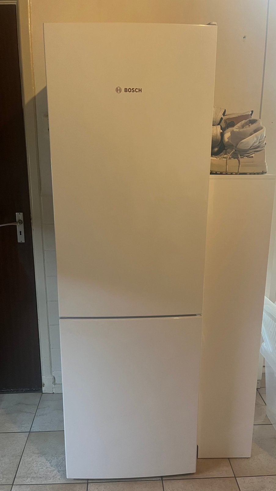 Bosch koelvriescombinatie, Ophalen, Gebruikt, 200 liter of meer, Met aparte vriezer