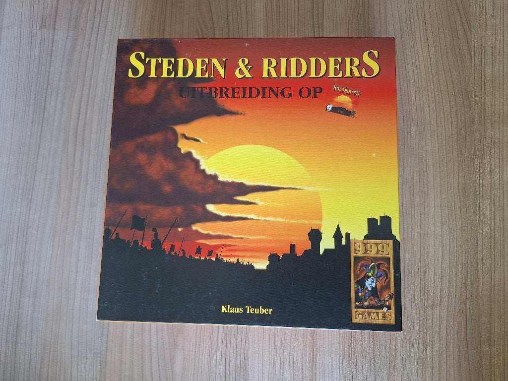 NIEUW!! Kolonisten van Catan Steden en Ridders Hout, Drie of vier spelers, Ophalen of Verzenden, Nieuw