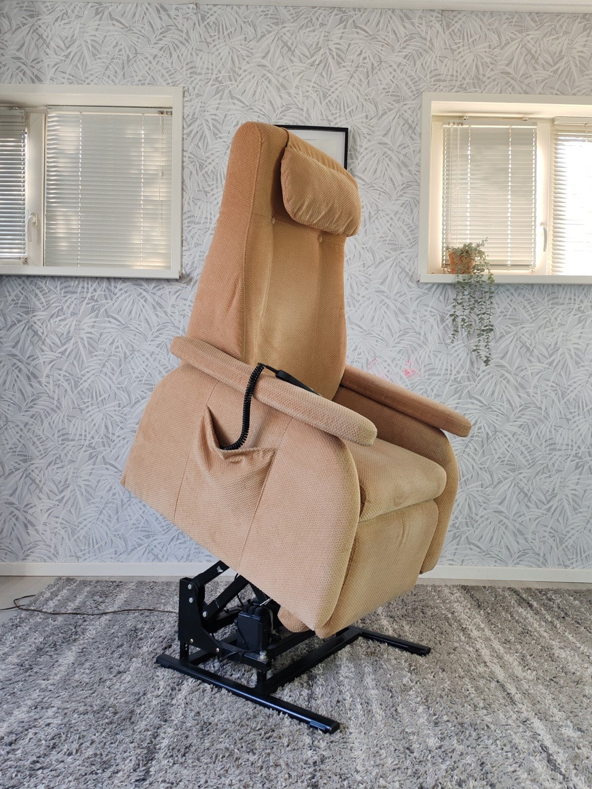 Doge sta op stoel relax fauteuil met garantie, Gebruikt, 75 tot 100 cm, Ophalen of Verzenden, Stof
