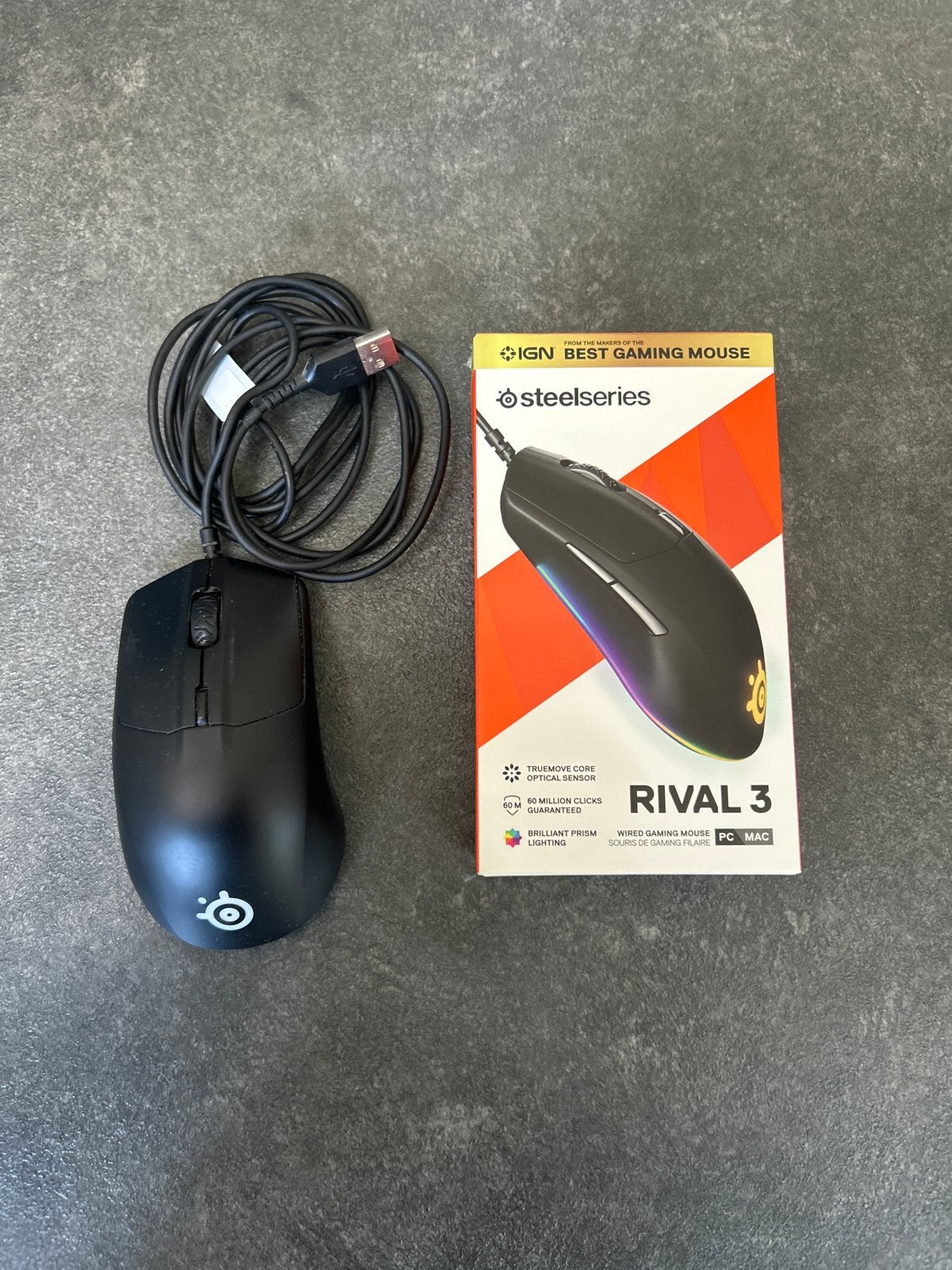 SteelSeries Rival 3 Bedrade Gaming Muis - Zo goed als nieuw, Ophalen, Muis, Gaming muis, Zo goed als nieuw