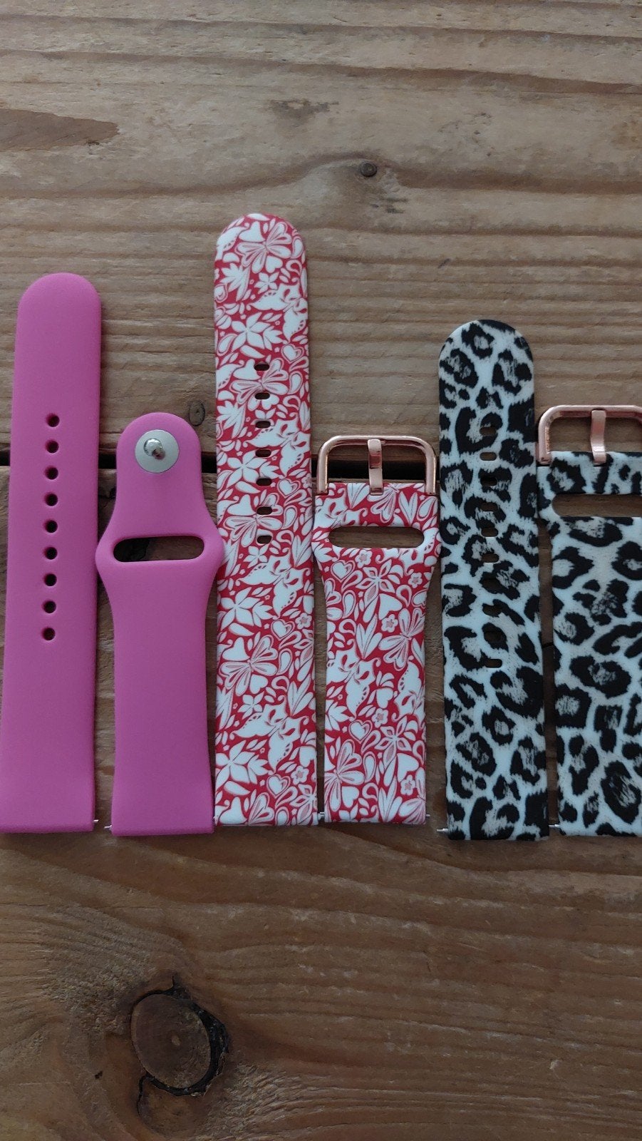 NIEUWE smartwatch bandjes, Ophalen of Verzenden, Nieuw, Roze, Android