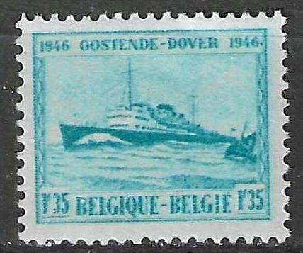 Belgie 1946 - Yvert 725 - Maildienst Oostende-Dover (PF), Verzenden, Postfris, Scheepvaart