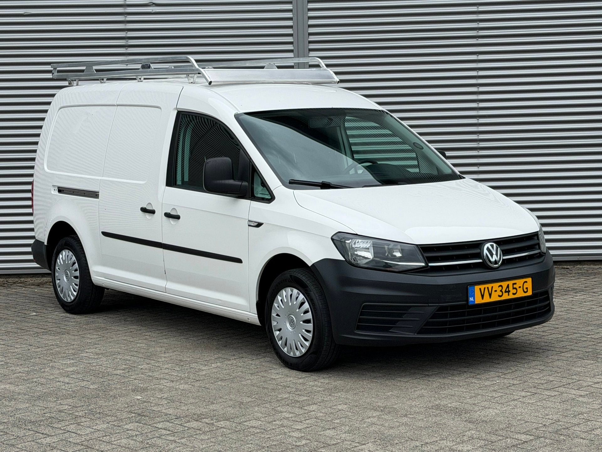 Volkswagen Caddy 2.0 TDI L2H1 Maxi Airco/ Carplay/ Trekhaak/, Auto's, Bestelauto's, Stof, Gebruikt, 4 cilinders, Volkswagen