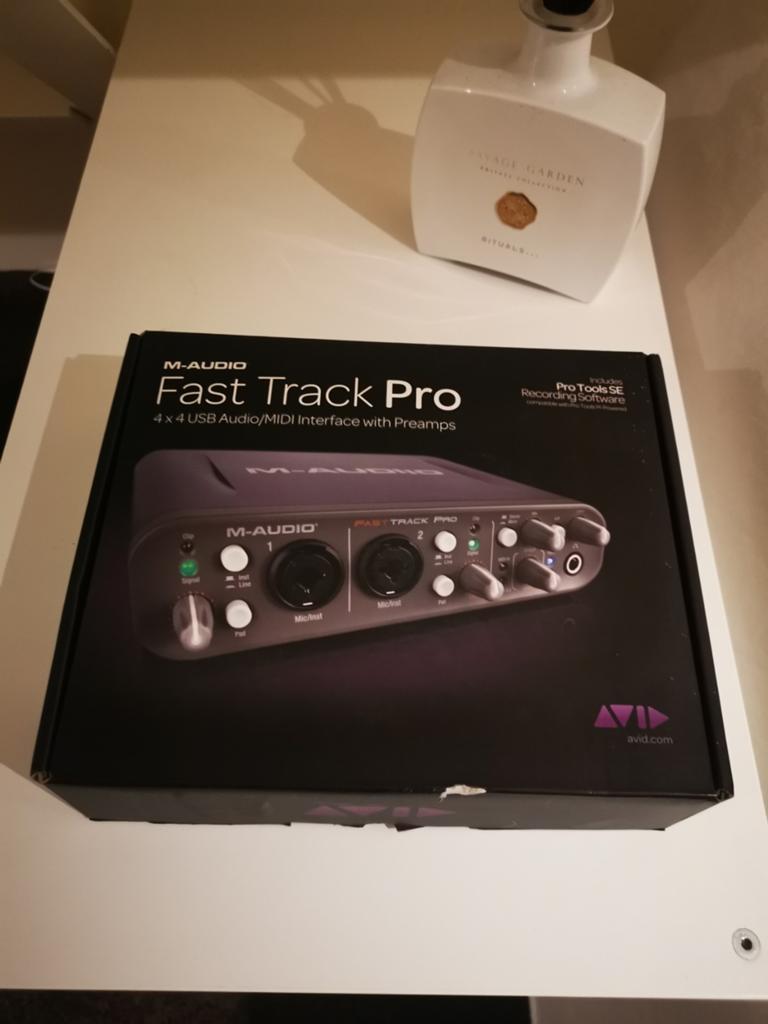 M-Audio Fast Track Pro USB Audio/MIDI Interface, Ophalen of Verzenden, Zo goed als nieuw