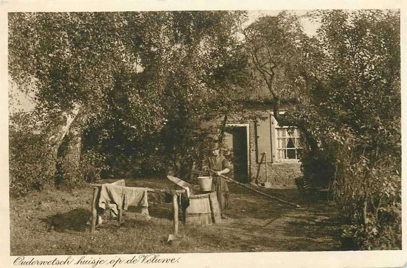 380-620-013 Op de Veluwe Ouderwetsche Huisje, Verzenden, Voor 1920, Gelderland