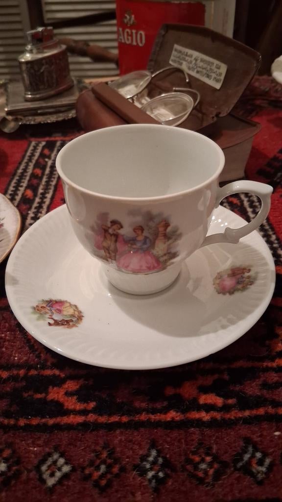 Antieke Bavaria Creidlitz Kop en Schotel - Made in Germany, Ophalen of Verzenden