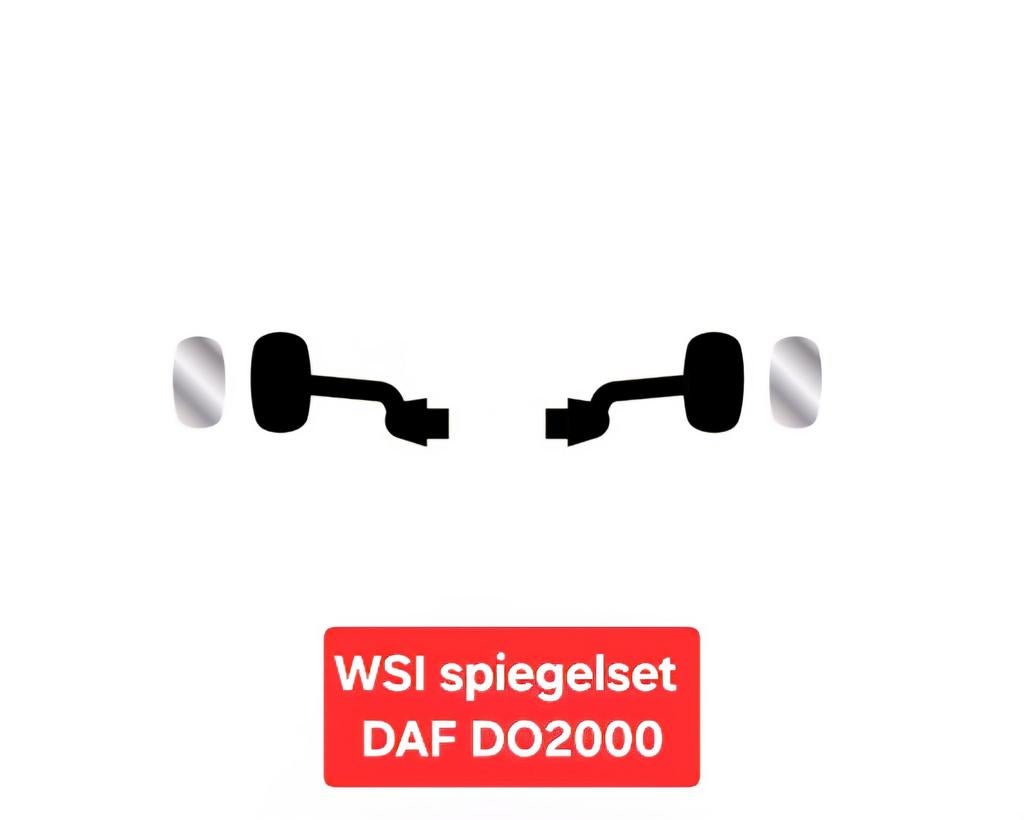 DAF DO2000 spiegelset, Ophalen of Verzenden, Nieuw, Bus of Vrachtwagen, Wsi