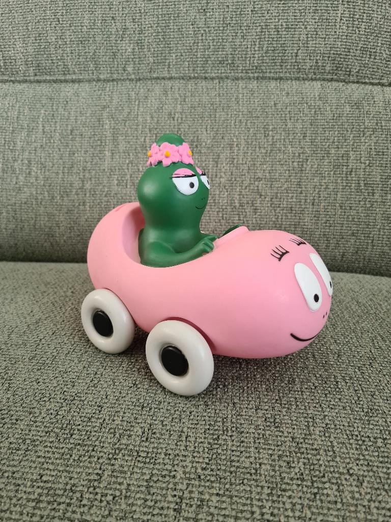 Barbapapa plastoy spaarpot auto car 2007, Verzamelen, Plastoy, Verzenden, Zo goed als nieuw, Nvt