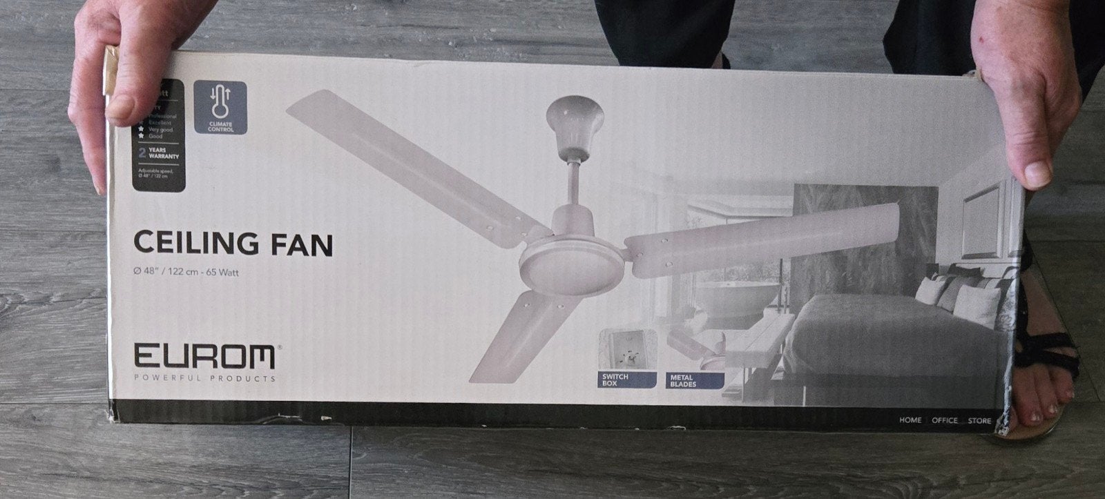 plafond ventilator nieuw in doos!!, Ophalen of Verzenden, Nieuw