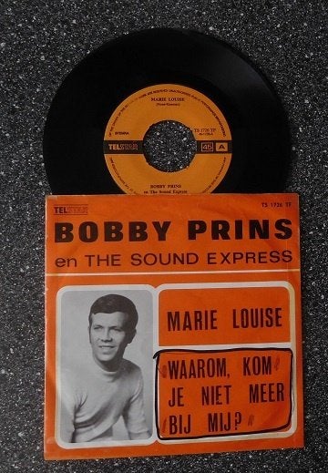 TELSTAR 1726 Bobby Prins & S.E. - Marie Louise (vanaf € 3,00, Cd's en Dvd's, Ophalen of Verzenden, Zo goed als nieuw, 7 inch, Levenslied of Smartlap