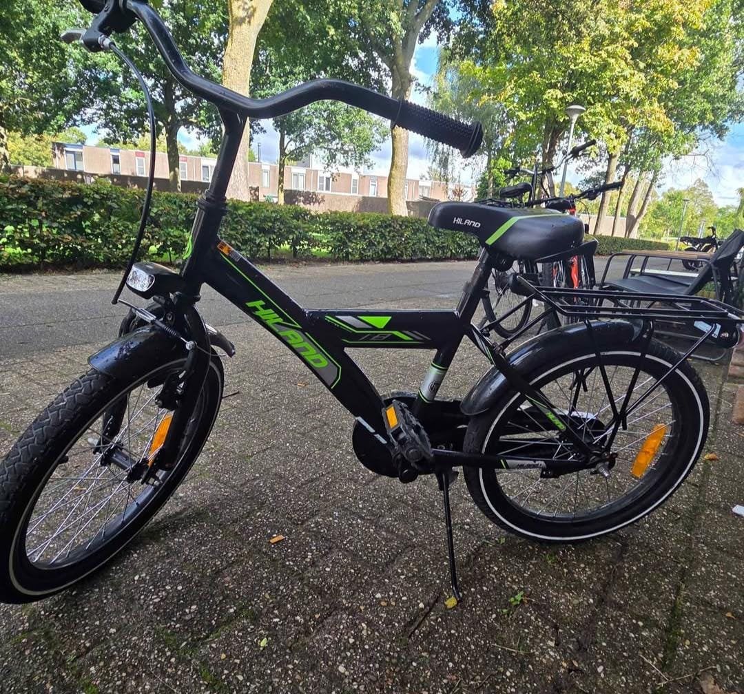 Stoere jongens fiets 18 inch, Ophalen of Verzenden, Zo goed als nieuw, 18 inch