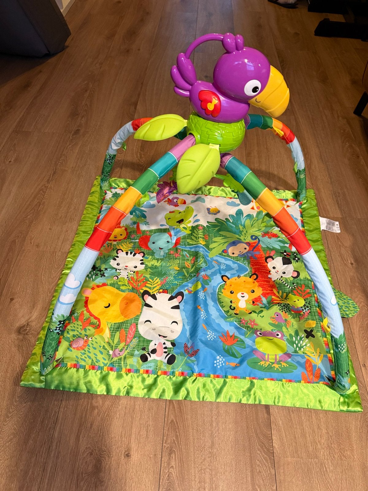 Vrolijk speelkleed met babygym en geluid, Ophalen, Gebruikt, Speelkleed, Met geluid