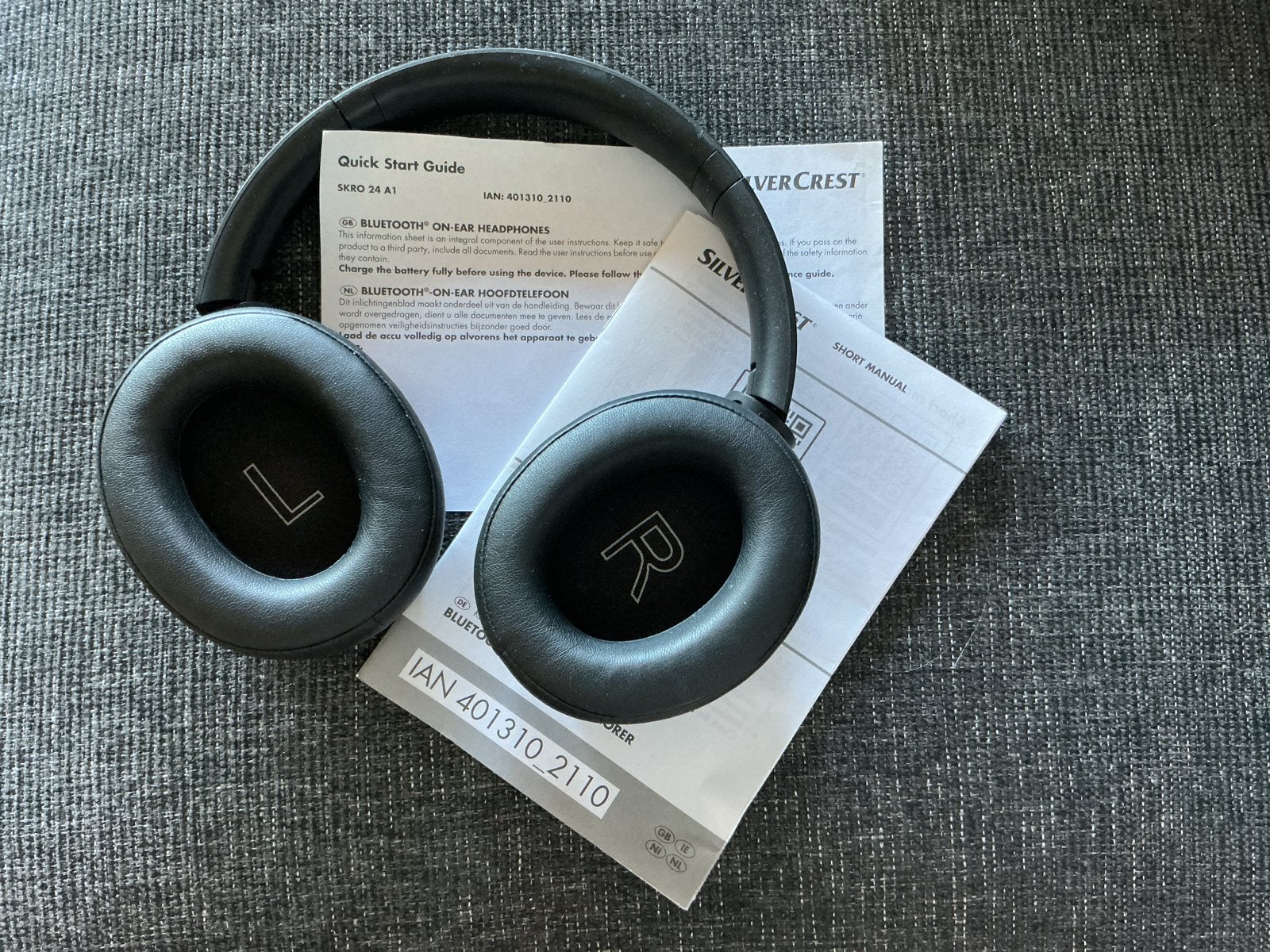 SilverCrest SKRO 24 A1 Bluetooth On-Ear Koptelefoon Zwart, Overige merken, Bluetooth, On-ear, Ophalen of Verzenden
