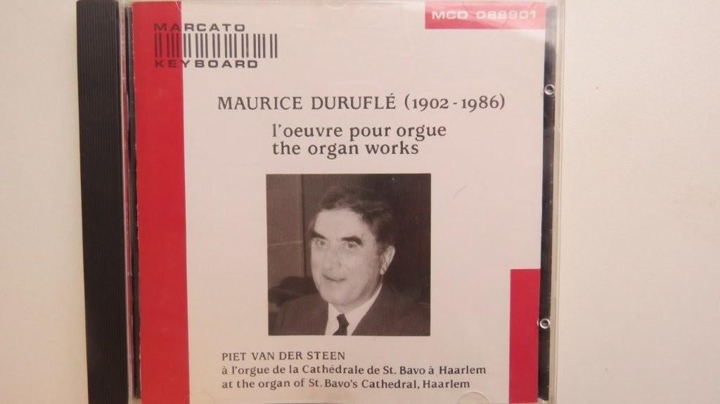 Cd orgel: Maurice Durufle, Piet van der Steen, Bavo Haarlem, Ophalen of Verzenden, Classicisme, Zo goed als nieuw, Kamermuziek