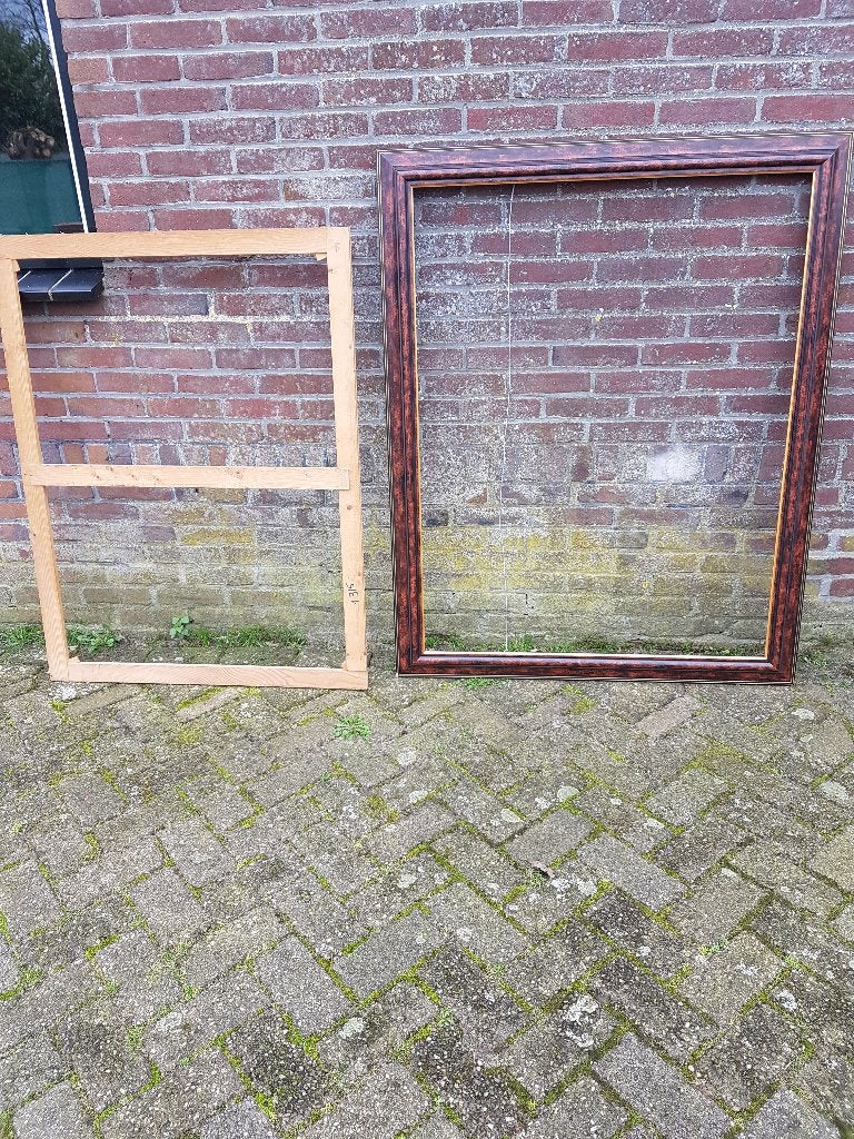 lijst met spanraam voor schilderij., Ophalen, Zo goed als nieuw