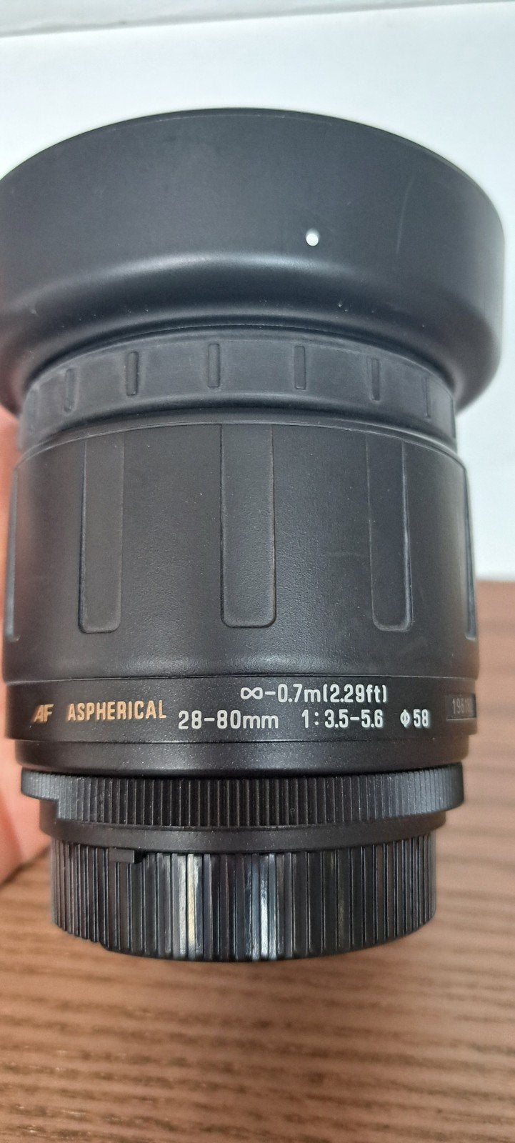 Tamron AF Aspherical 28-80mm f/3.5-5.6 lens voor Nikon, Ophalen of Verzenden, Gebruikt, Standaardlens, Zoom