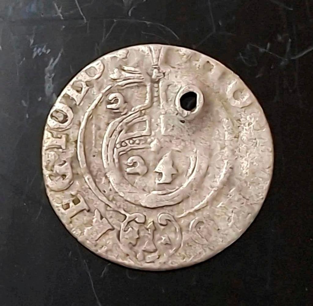 Polen 1 Zilver Poltorak 1/24 Thaler Sigismund III Wasa 1625, Ophalen of Verzenden, Polen, Losse munt, Zilver