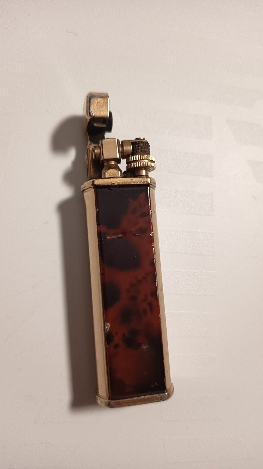 Vintage Hadson Moonlite Gasaansteker - Schildpadpatroon, Ophalen of Verzenden, Gebruikt